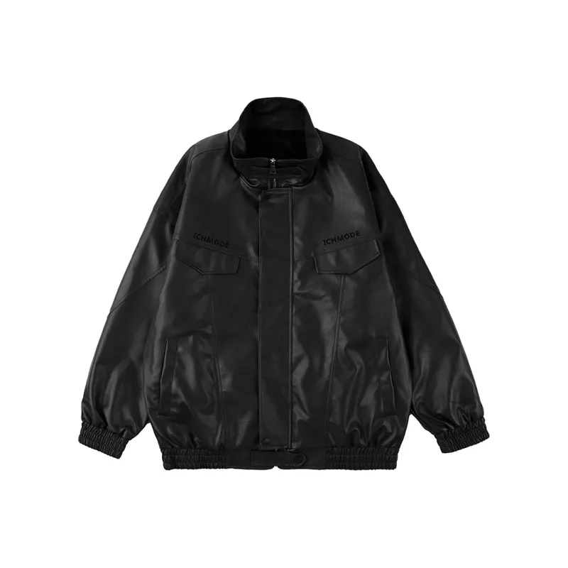 ICH MODE Leather Jackets Unisex-2