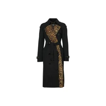 Burberry Trench Coats Women's Black