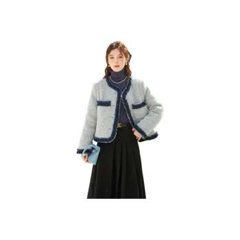MISHOW Coats Women's Sea Salt Blue
