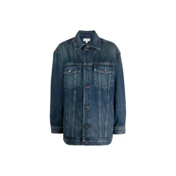 NILI LOTAN Button-up Denim Jacket