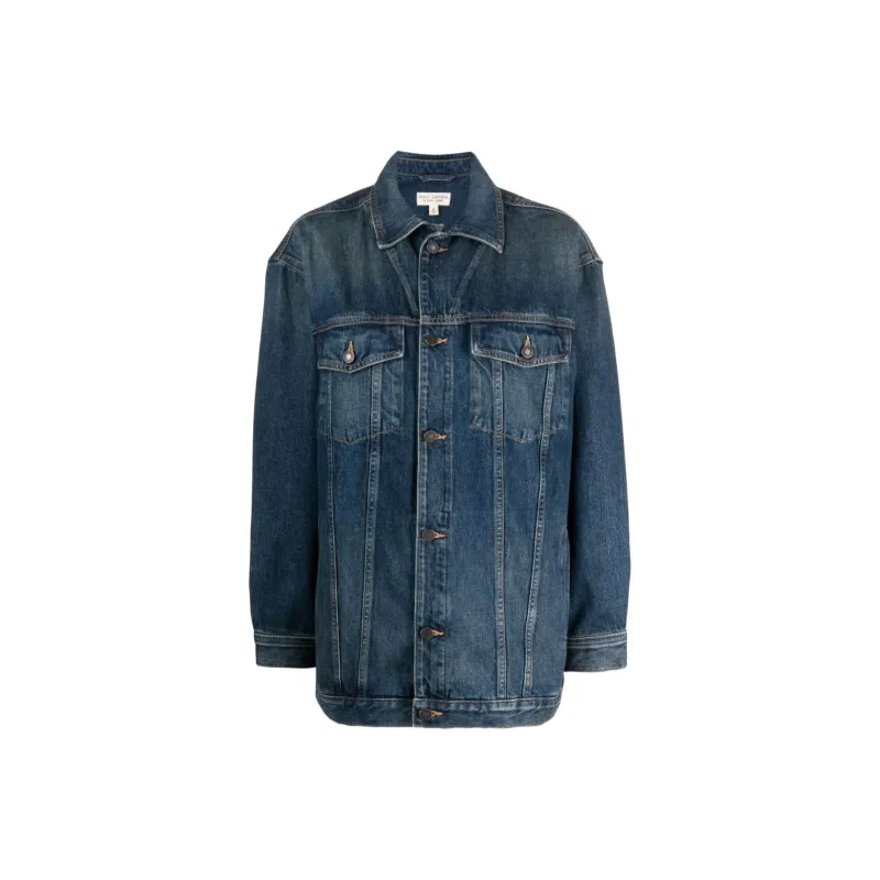 NILI LOTAN Button-up Denim Jacket-0