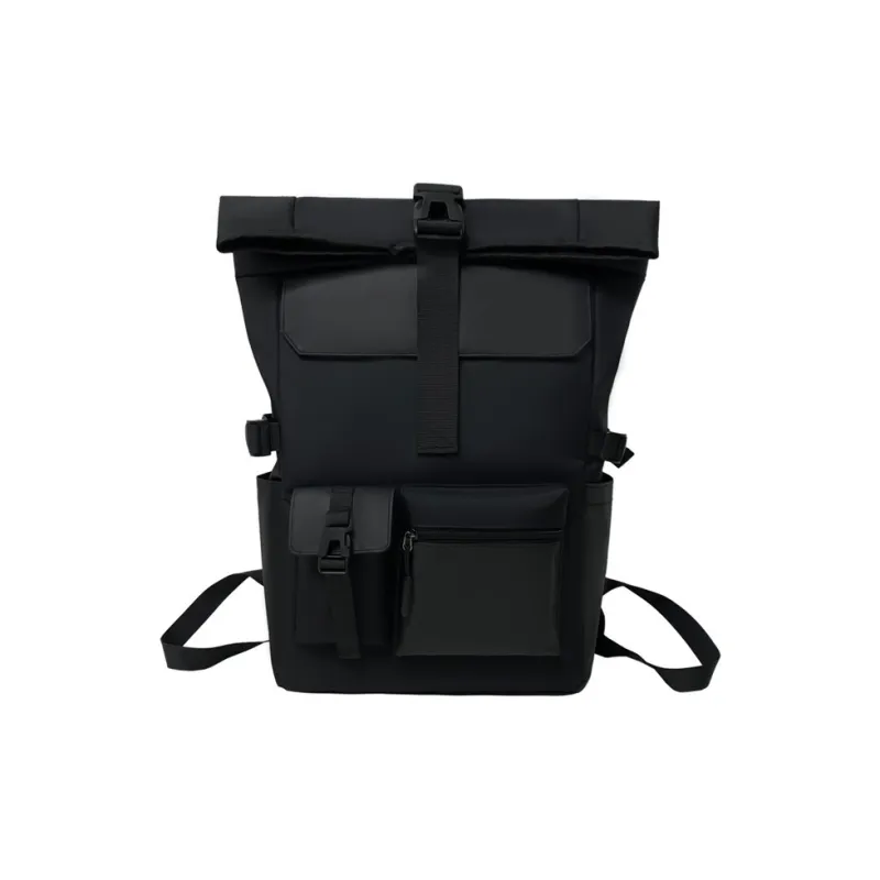 BRABOSTON Oxford Backpack Unisex Black/Navy Blue-0