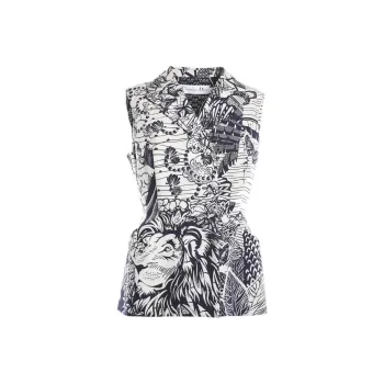 DIOR Business Suit Coat Women's Black White