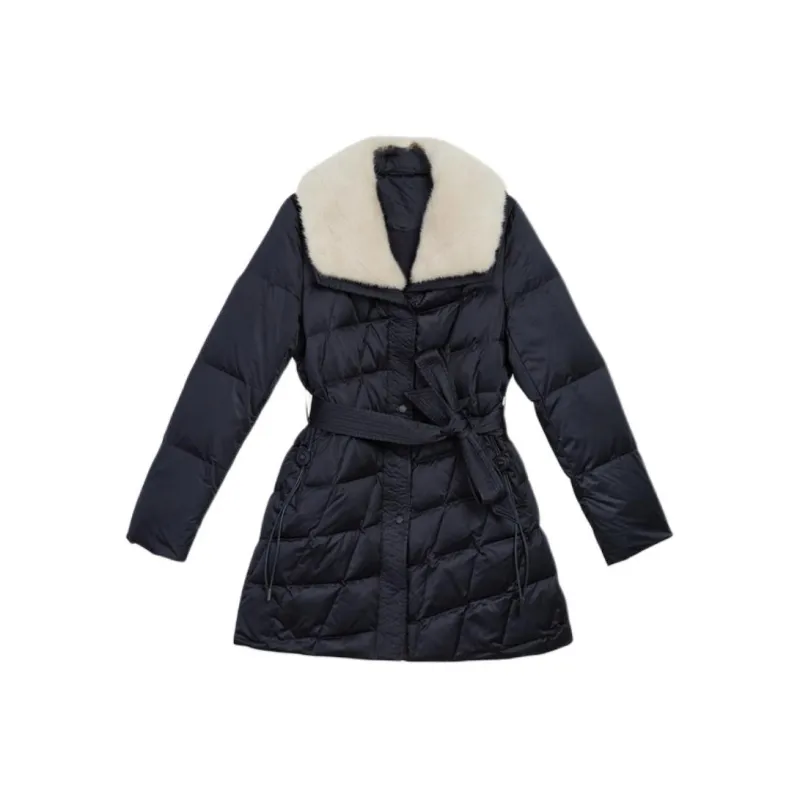 Yiner Down Jacket Women's Navy Blue-0