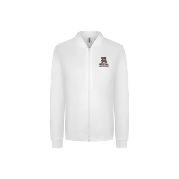 MOSCHINO Underwear Baseball Jacket Women's White