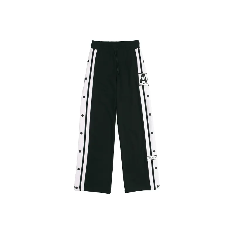 Disney X LINING Disney Knitted Sweatpants Women's Black-0