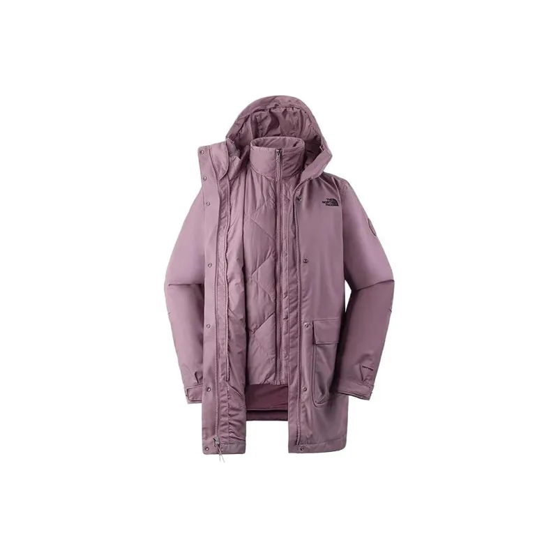 THE NORTH FACE City Outdoor Collection Waterproof And Windproof Windbreaker Jacket Women's Purple-0