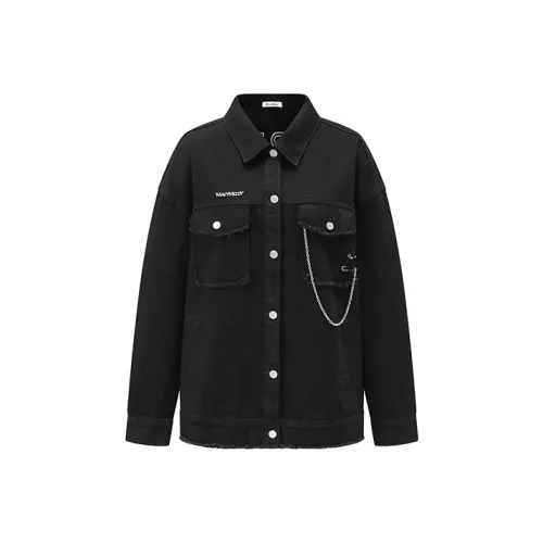 MacyMccoy Loose Fit Denim Jacket Women's Black