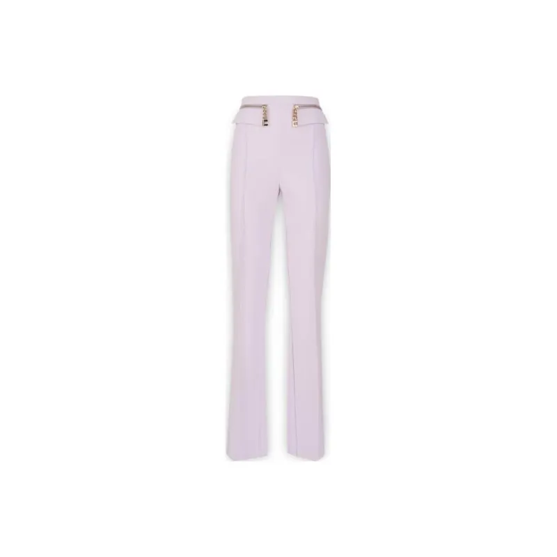 Elisabetta Franchi SS22 Casual Pants Women's Purple-0