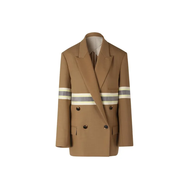 VVNK JANE PLUS Business Suit Women's Light Coffee-0