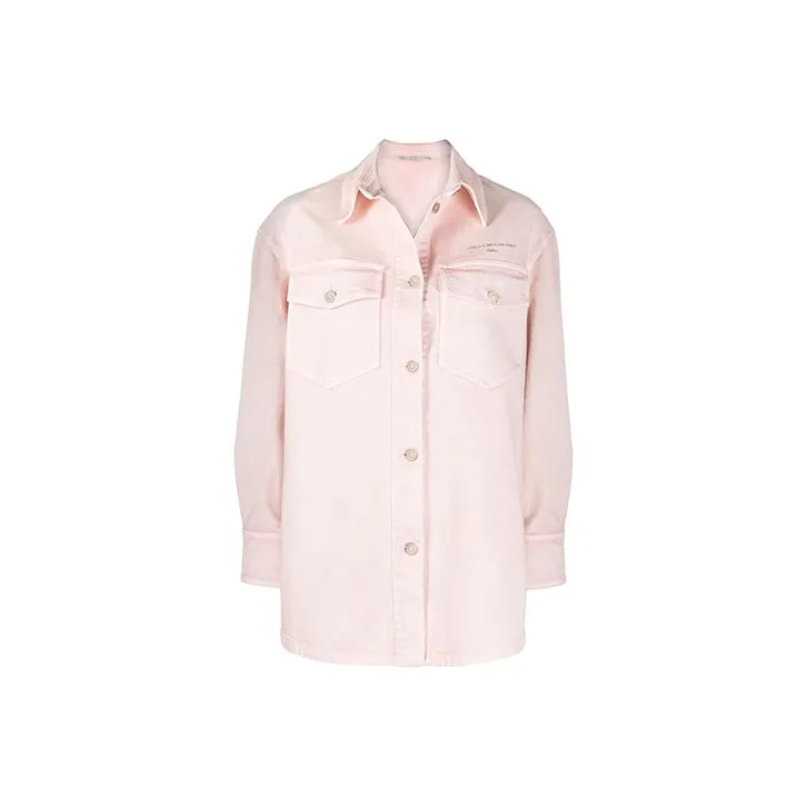 Stella McCartney Denim Jackets Women's Pink-0