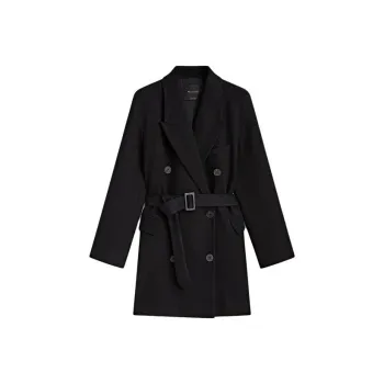 Massimo Dutti Coats Women's Black