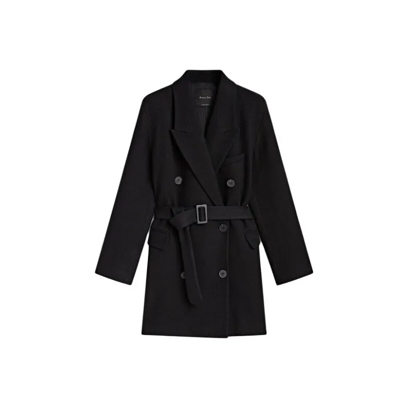 Massimo Dutti Coats Women's Black-0