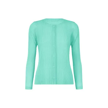 PLEATS PLEASE ISSEY MIYAKE SS25 Knitwear Women's Aqua Blue