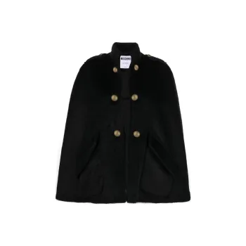 MOSCHINO Long-Sleeved Button-Up Coat