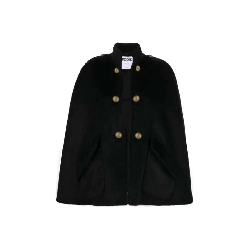MOSCHINO Long-Sleeved Button-Up Coat-0