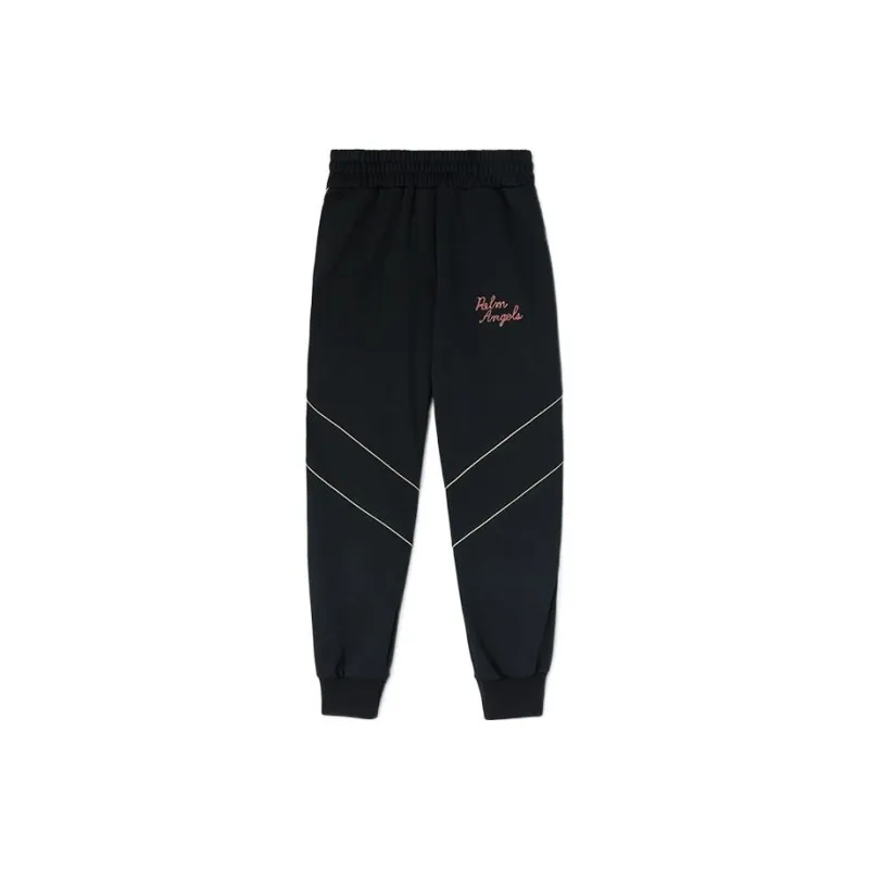 PALM ANGELS Knitted Sweatpants Women's Black-0