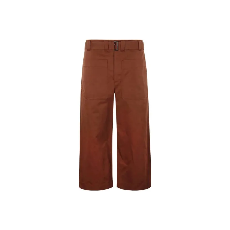 Lemaire Cropped Belted Pants-0