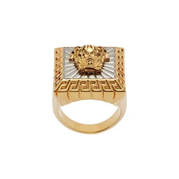 FANSIZHE Palladium Rings Men's Gold