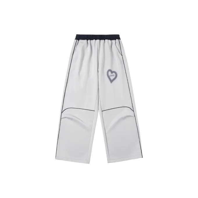MeiHaoStore Knitted Sweatpants Women's Gray-0