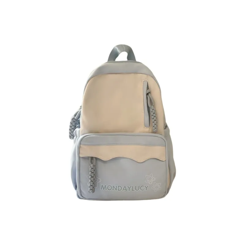 AIBAG Nylon Backpack Women's Purple/Green/Blue/Brown/Pink/Black-5