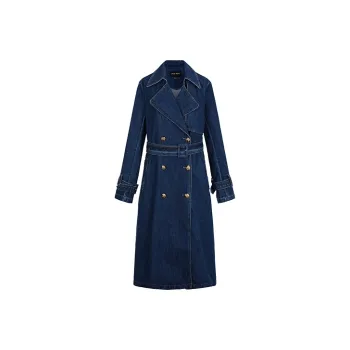 URBAN REVIVO Denim Jackets Women's Blue