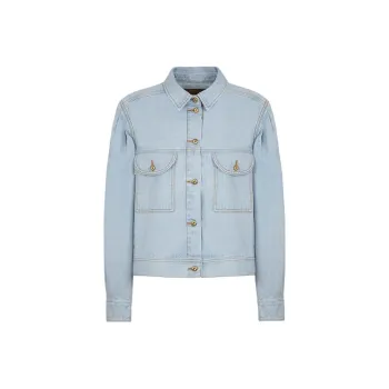 Blaze Milano SS24 Denim Jacket Women's Light Blue