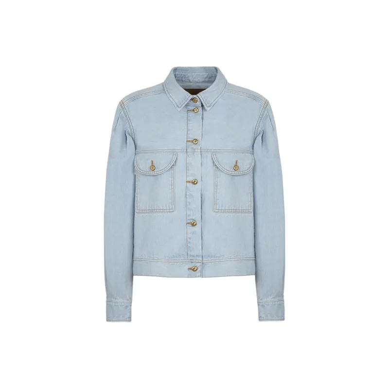 Blaze Milano SS24 Denim Jacket Women's Light Blue-0