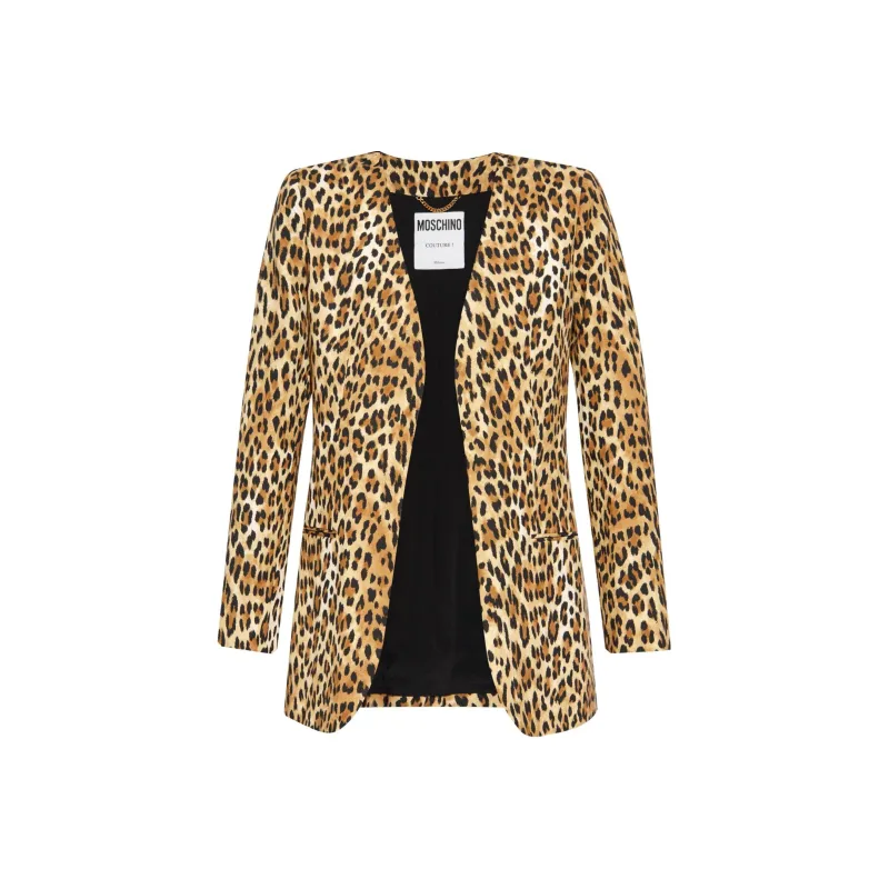 MOSCHINO Leopard print Blazer-0