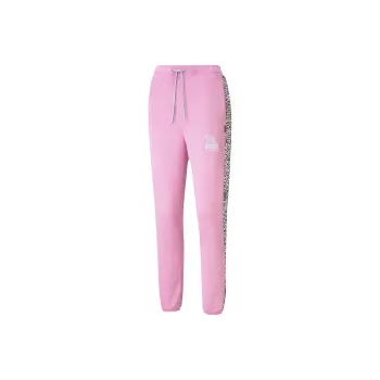 PUMA Puma X Mr. Doodle Knitted Sports Pants Women's Light Purple