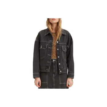 Levis Denim Jackets Women's Black
