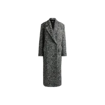 HUGO BOSS Coats Women's Black Gray Color