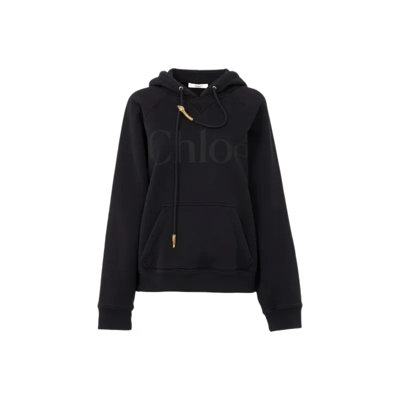 Chloé Generous Logo Hoodie-0