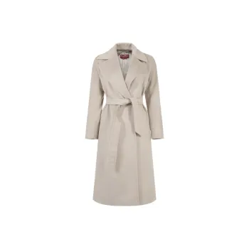 MaxMara Studio Belted Long Sleeved Coat