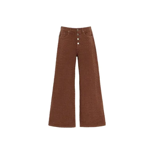 COACH Casual Pants Women's Brown