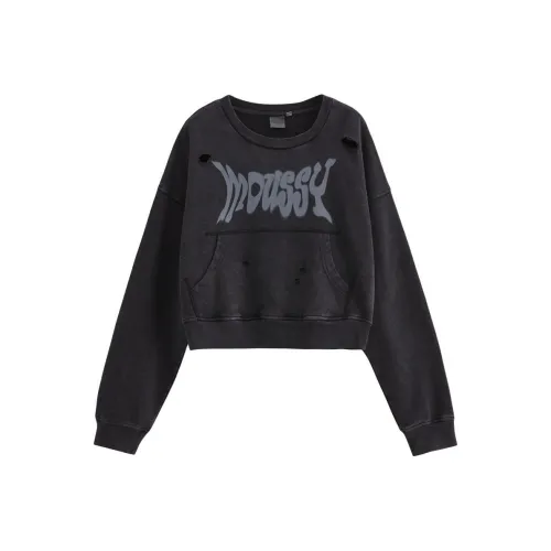 MOUSSY 여성 맨투맨