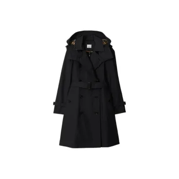 Burberry SS24 Trench Coat Women's Black
