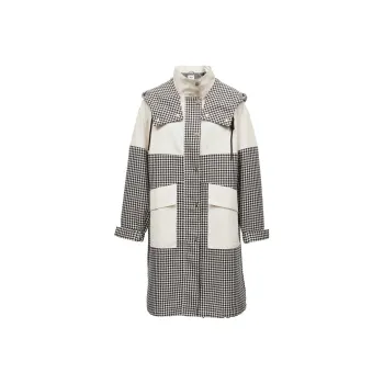 ONLY Trench Coats Women's H21 Yula Houndstooth RARA HOUNDSTOOTH
