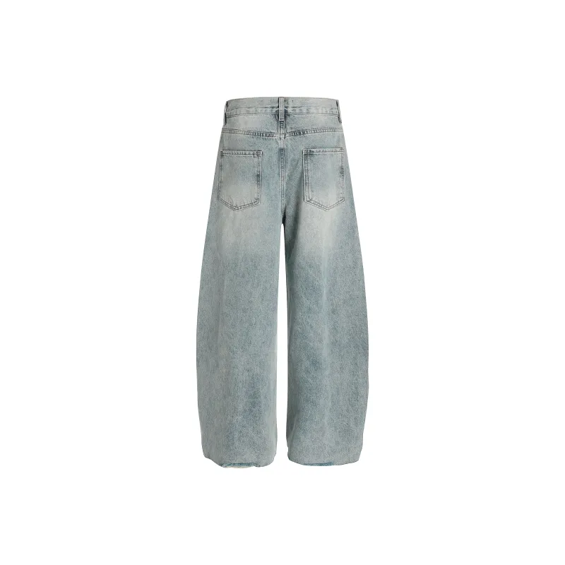 GBXM Jeans Unisex Washed Blue-2