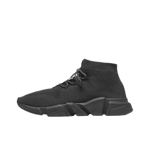 Balenciaga Trainer Mid Top Casual Shoes Men's Black