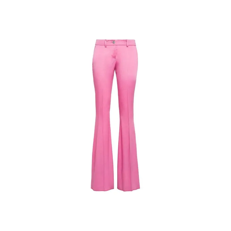 PHILIPP PLEIN Flared Satin Trousers-0