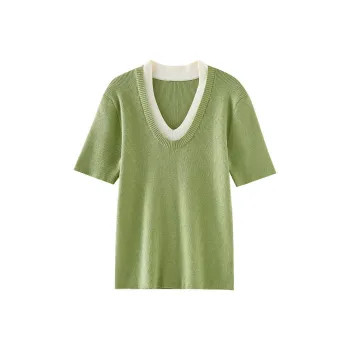 OUNIXUE Summer Knitwear Women's