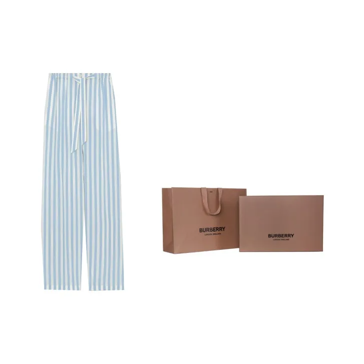 Burberry Casual Pants Women's Blue-5
