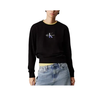 CALVIN KLEIN Sweatshirt Europe Version Women's Black