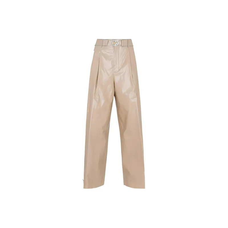 Bottega Veneta Knitted Sweatpants Women's Brown-0