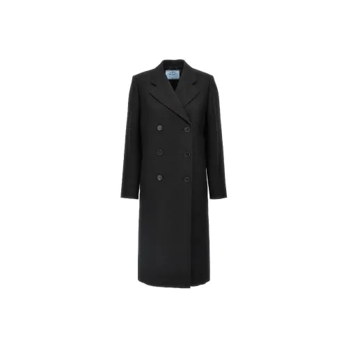 PRADA Double Breasted Long Coat