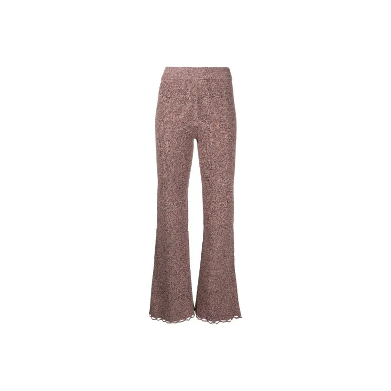 Ulla Johnson Knitted Flared Trousers-0