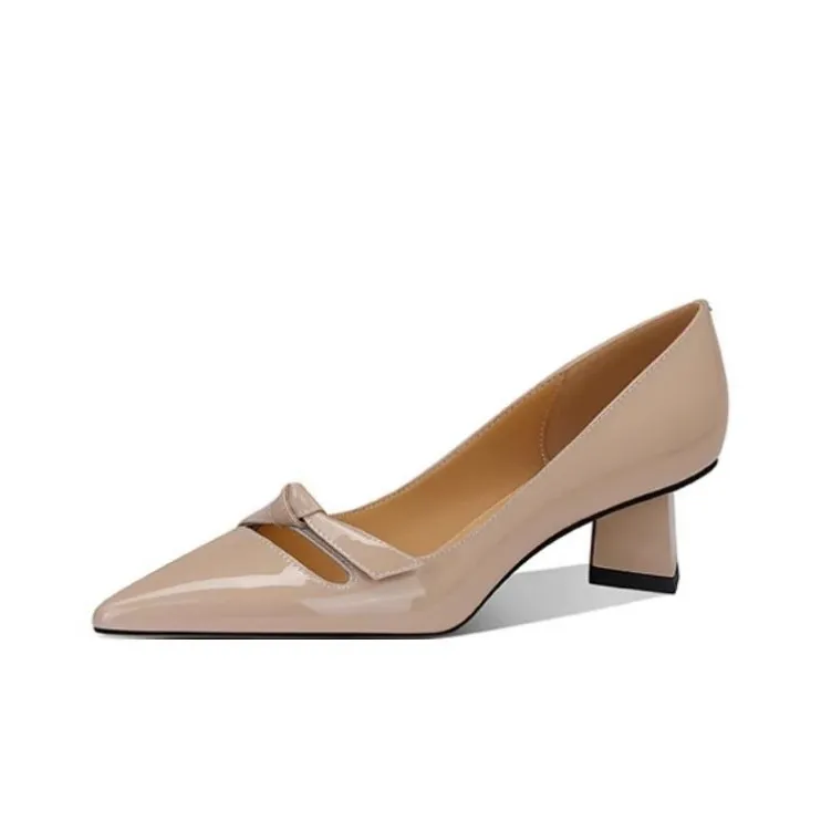 JESSICA SOPHIA Chunky Heel High Heels 4cm Women's-0