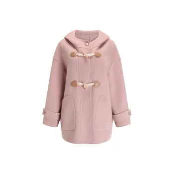 CHIWAWAMEME Velvet feel Coat Women's Pink