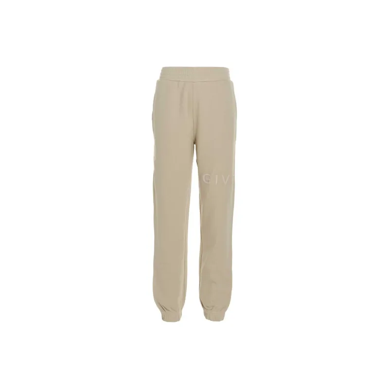 Givenchy Embroidered Slim Fit Pants 'Light Beige'-0